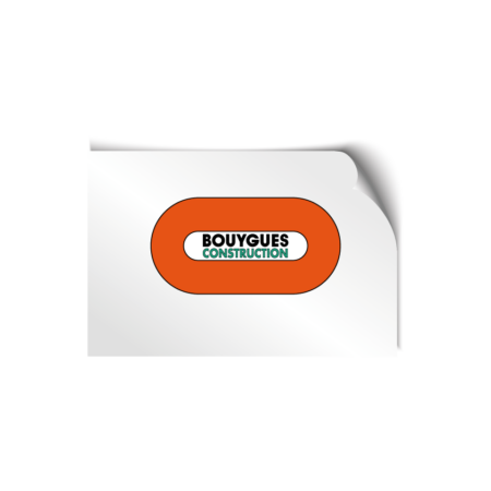 Autocollant logo entité 1000x700mm