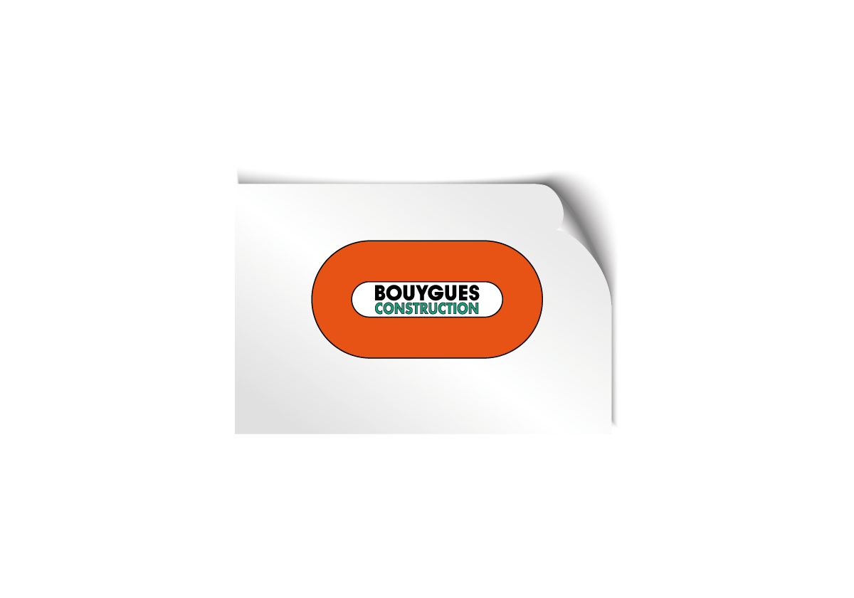 Autocollant logo entité 1000x700mm