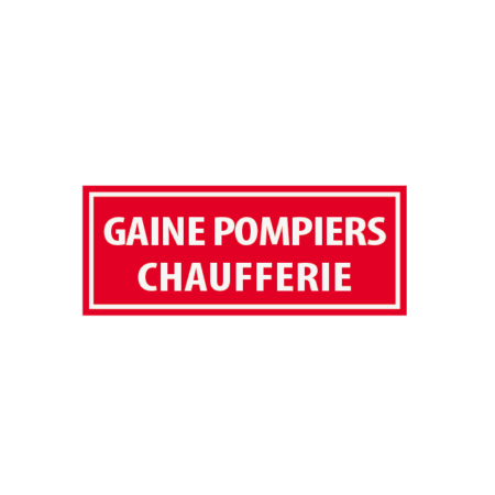 Gaine pompiers chaufferie
