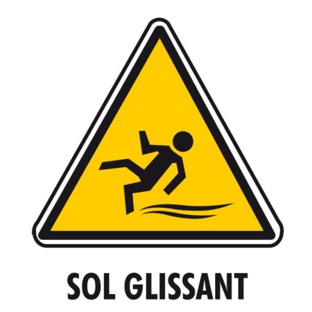 Danger sol glissant