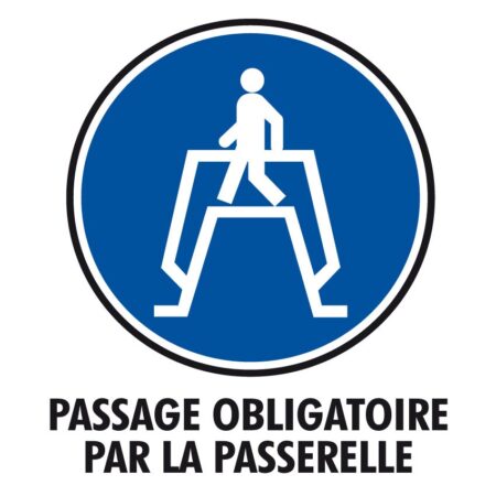 Passage obligatoire par la passerelle
