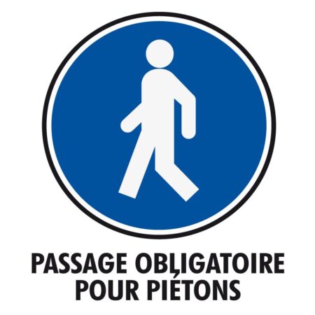 Passage obligatoire pour piétons