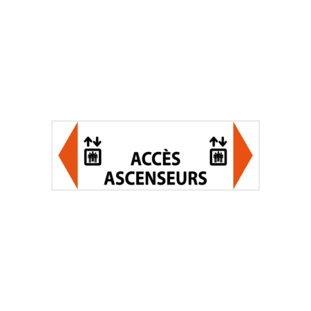 Panneau "Accès ascenseurs"