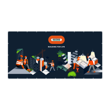 Bâche illustration 200x100cm