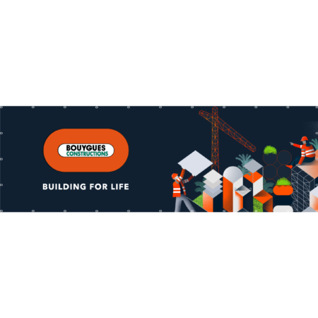 Bâche illustration 300x100cm