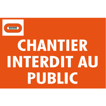 Chantier interdit au public
