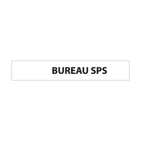 Plaque de porte "Bureau SPS"