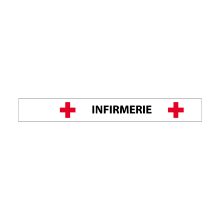 Plaque de porte "Infirmerie"
