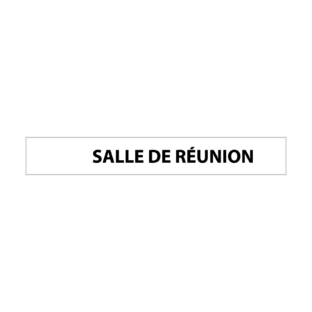 Plaque de porte "Salle de réunion"