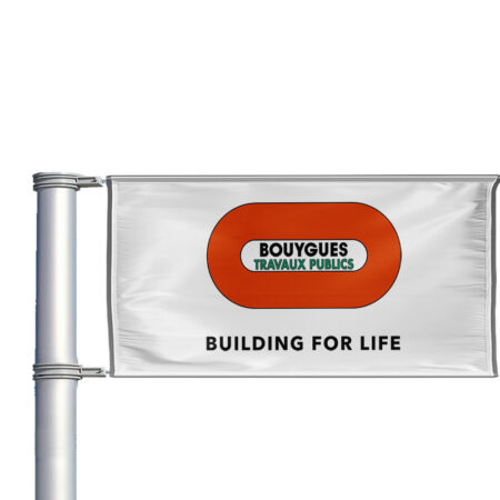 Drapeau logo 340x140cm
