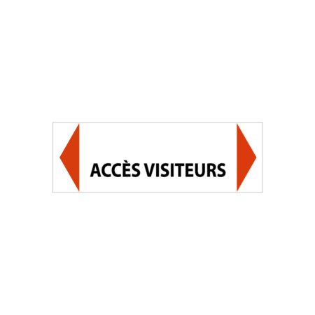 Panneau "Accès visiteurs"