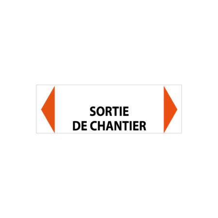 Panneau « Sortie de chantier »